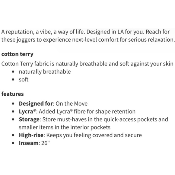 Lululemon LA Warm Down High-Rise Jogger in Black - Picture 8 of 8